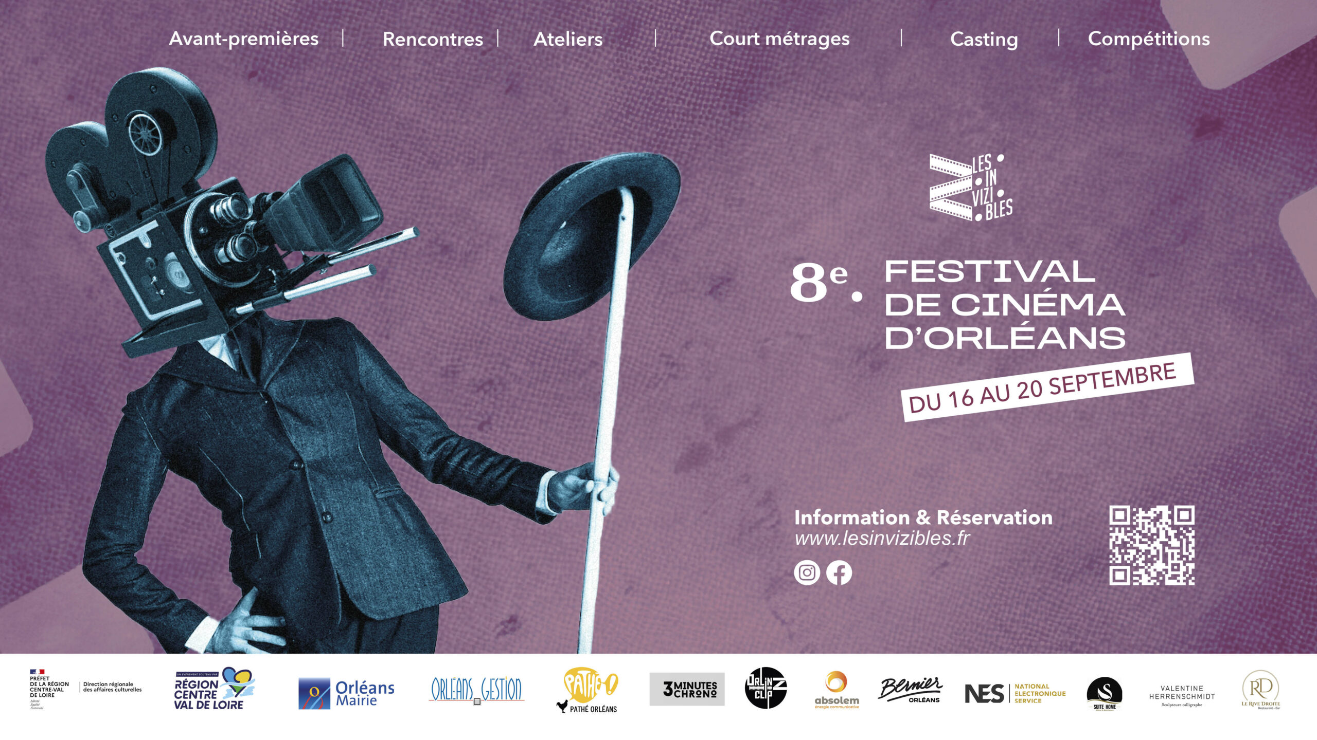 Affiche 8e édition Les Invizibles